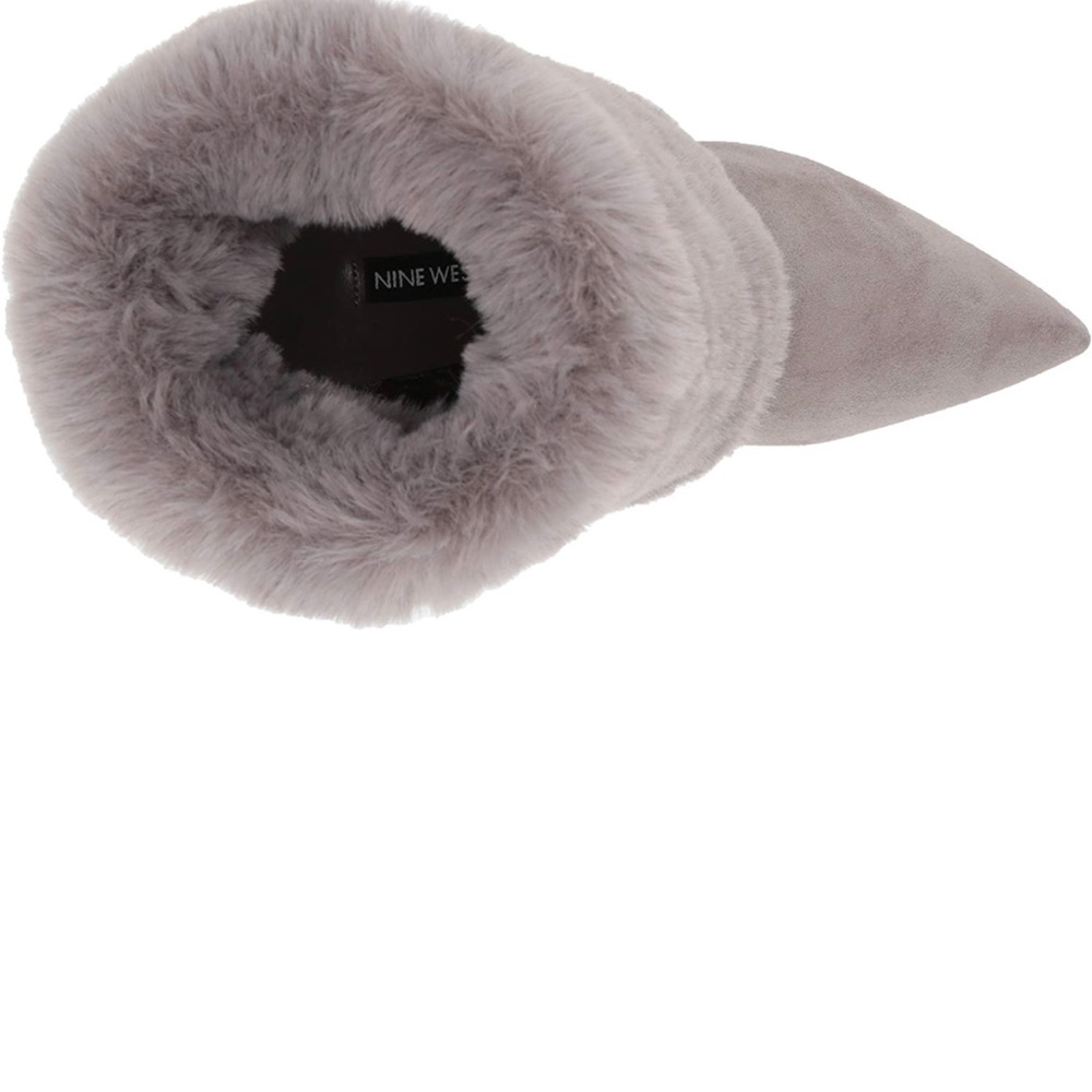 Nine west chrissa ankle boot size 7 light gray - Picture 3 of 9